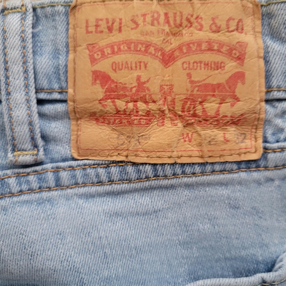 Levi's 517 Slim Straight Jeans Size 38/32 Men's Excellent Condition Pre-owned - Picture 6 of 11